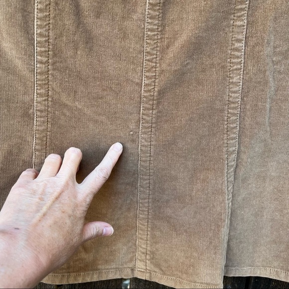 Eddie Bauer Pinwale Corduroy Skirt Sz 10 - Picture 11 of 13